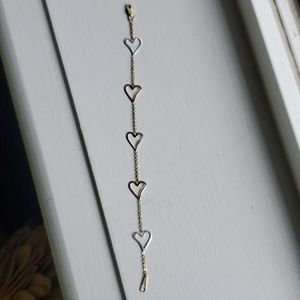 Silver and gold bracelet